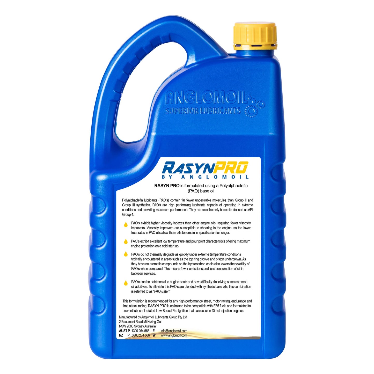 RASYNPRO 10W50 Motor Racing Oil